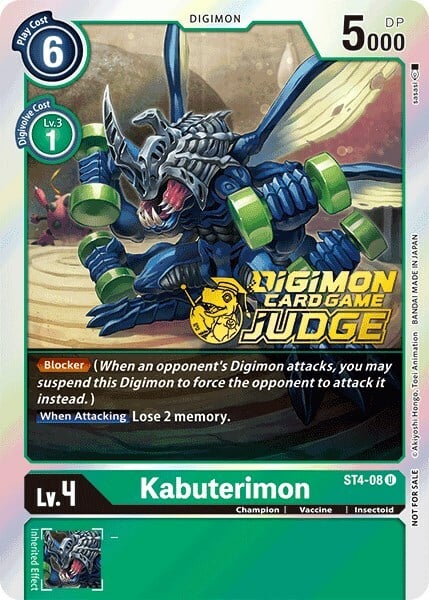 Kabuterimon Card Front