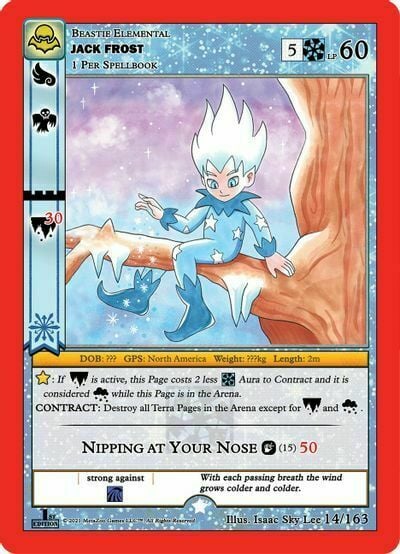 Jack Frost Card Front