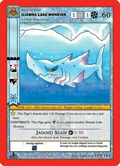 Iliamna Lake Monster Card Front