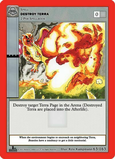 Destroy Terra Card Front