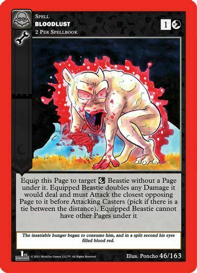 Bloodlust Card Front