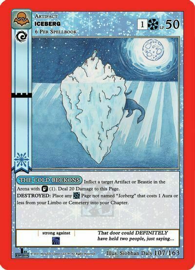 Iceberg Card Front