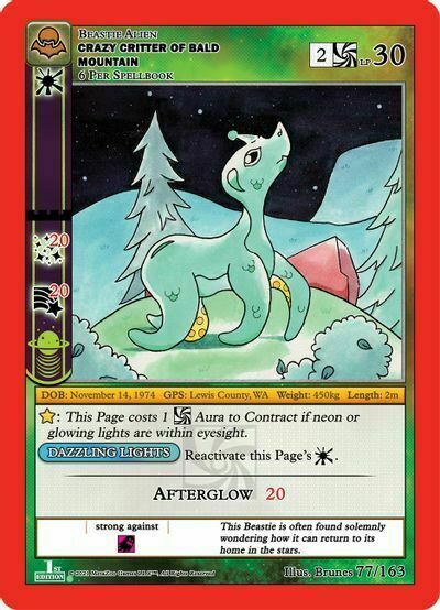 Crazy Critter of Bald Mountain Card Front