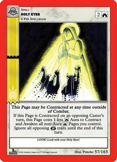 Holy Eyes Card Front