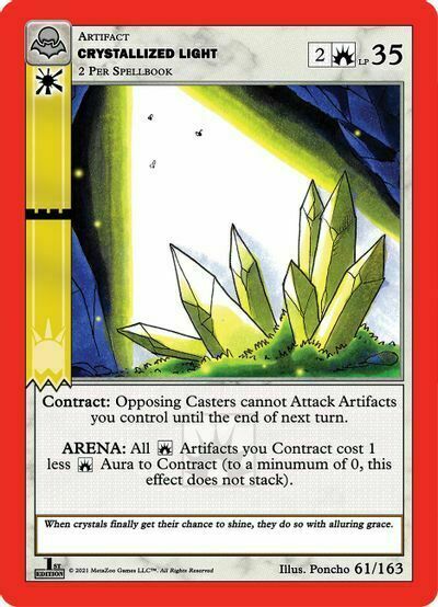 Crystallized Light Card Front