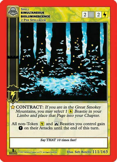 Simultaneous Bioluminescence Card Front