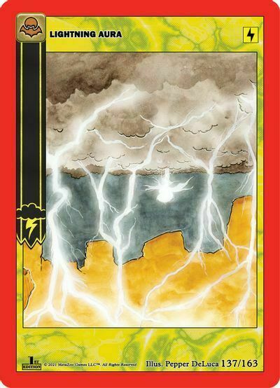 Lightning Aura Card Front