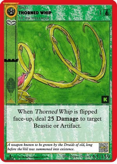 Thorned Whip Card Front