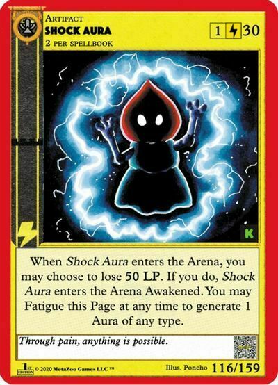 Shock Aura Card Front