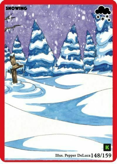 Snowing Card Front