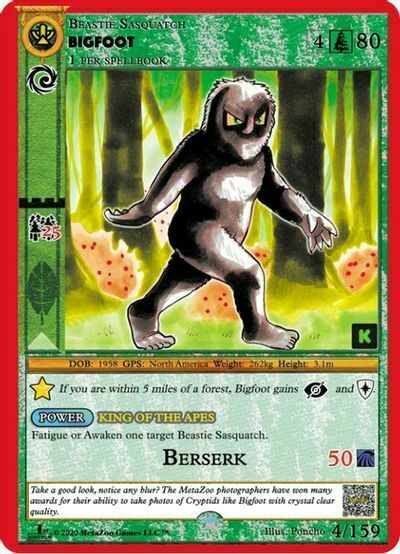 Bigfoot Card Front