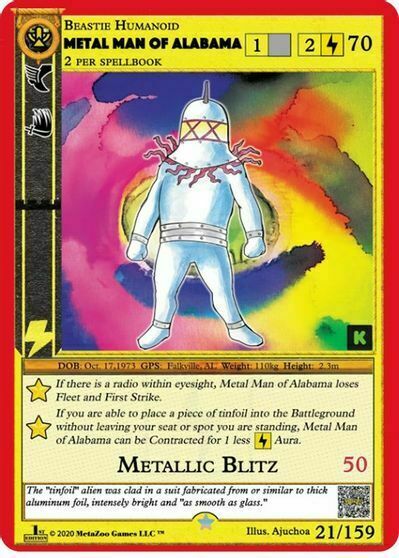 Metal Man of Alabama Card Front