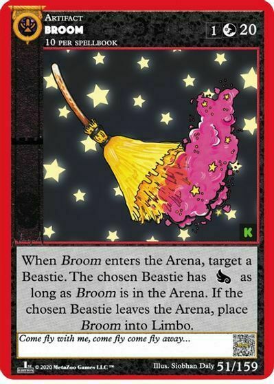 Broom Card Front
