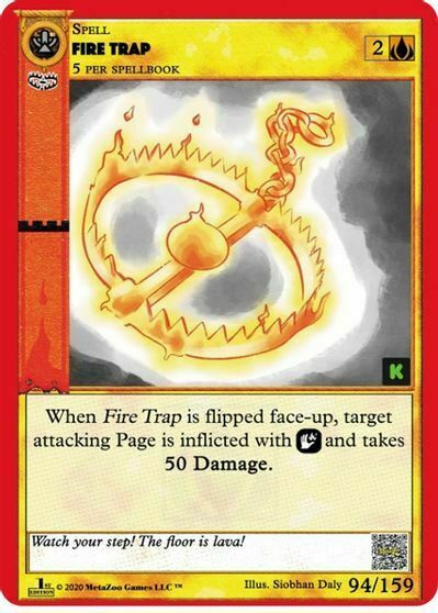 Fire Trap Card Front