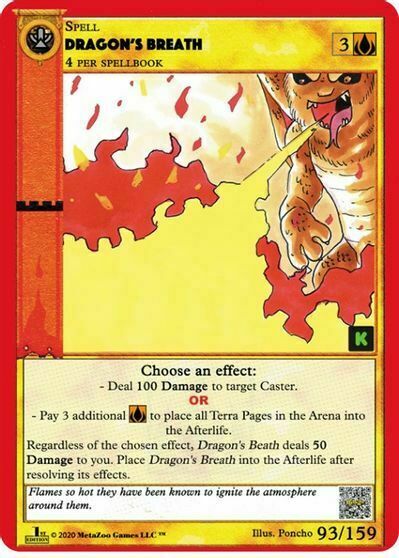 Dragons Breath Card Front