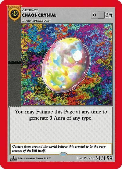 Chaos Crystal Card Front