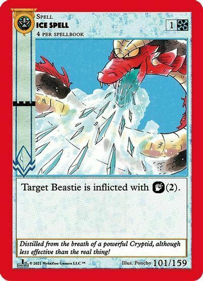 Ice Spell Card Front