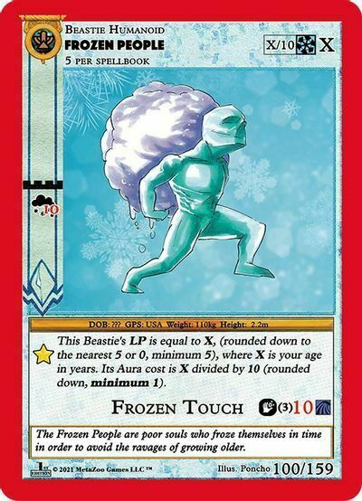 Frozen People Card Front