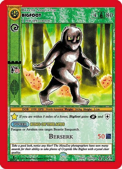 Bigfoot Card Front