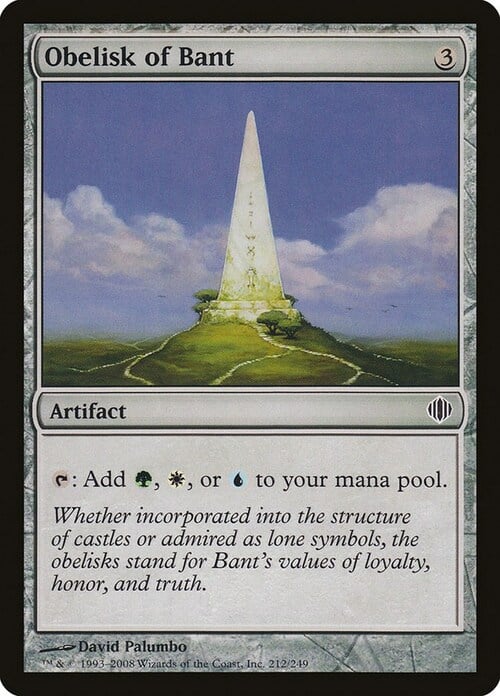 Obelisk of Bant Card Front