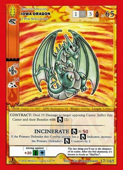 Iowa Dragon Card Front