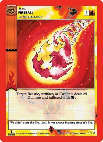 Fireball Card Front