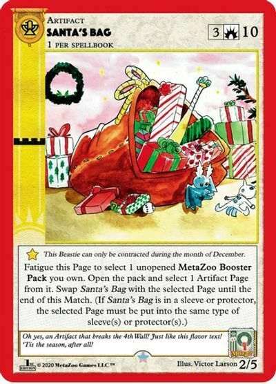Santas Bag Card Front