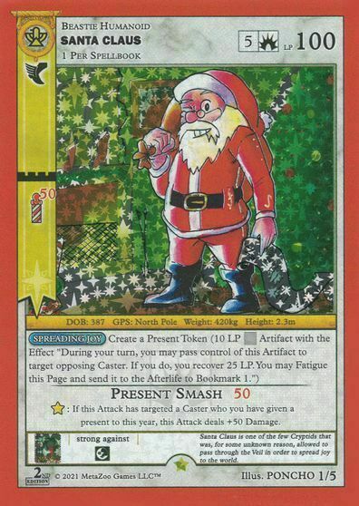 Santa Claus Card Front