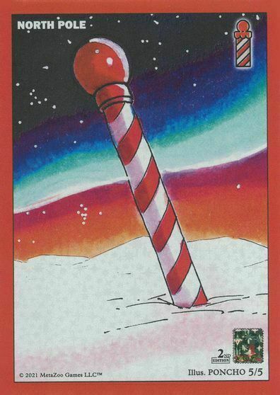 North Pole Card Front