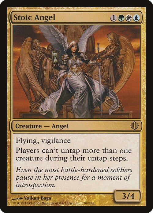 Stoic Angel Card Front
