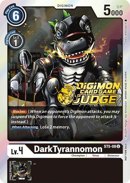 DarkTyrannomon Card Front