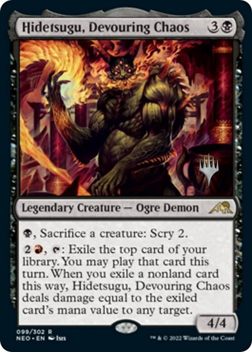 Hidetsugu, Devouring Chaos Card Front
