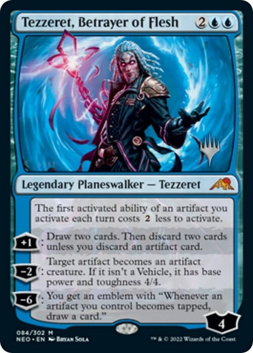 Tezzeret, Betrayer of Flesh Card Front