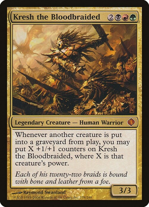 Kresh the Bloodbraided Card Front