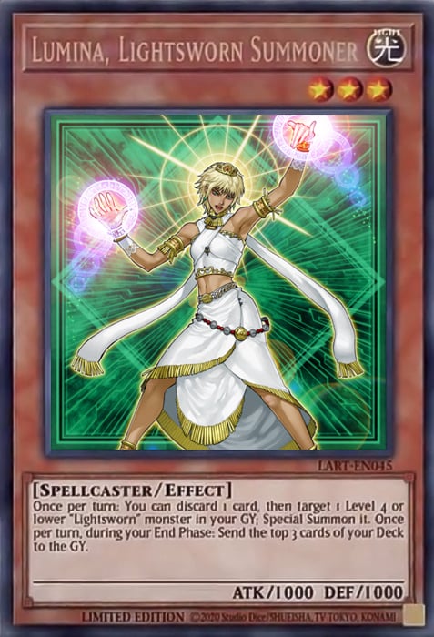 Lumina, Lightsworn Summoner Card Front