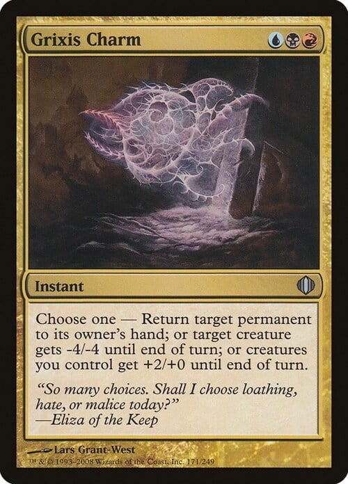 Grixis Charm Card Front