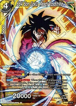 SS4 Son Goku, Ready to Strike Card Front
