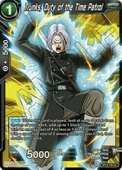 Trunks, Duty of the Time Patrol Card Front