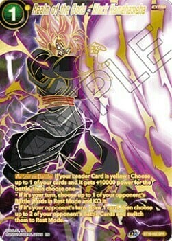 Realm of the Gods - Black Kamehameha Card Front