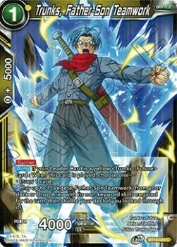 Trunks, Father-Son Teamwork Card Front