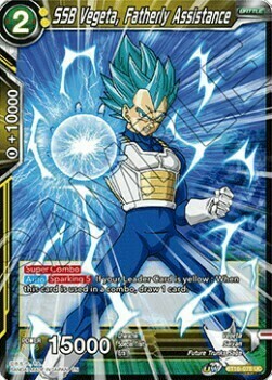 SSB Vegeta, Fatherly Assistance Card Front