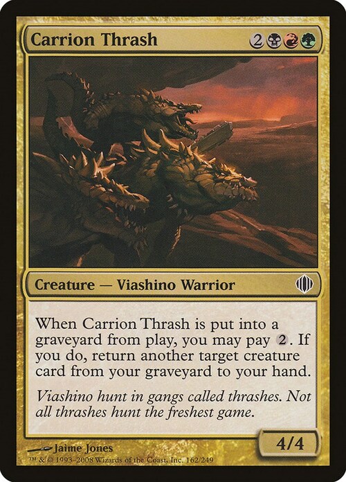Carrion Thrash Card Front