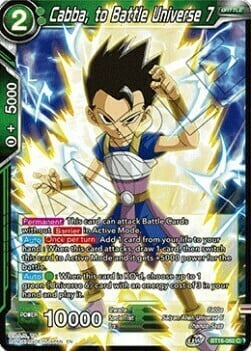 Cabba, to Battle Universe 7 Card Front