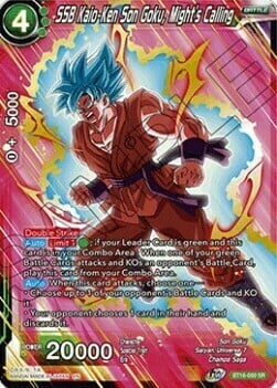 SSB Kaio-Ken Son Goku, Might's Calling Card Front