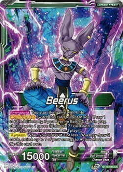 Beerus // Beerus, Victory at All Costs Card Front