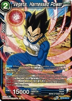 Vegeta, Harnessed Power Card Front