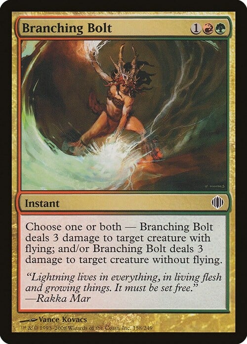 Branching Bolt Card Front