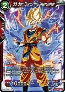 SS Son Goku, the Interceptor Card Front