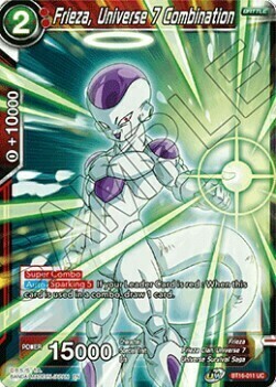 Frieza, Universe 7 Combination Card Front