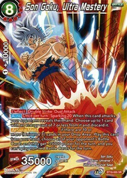 Son Goku, Ultra Mastery Card Front